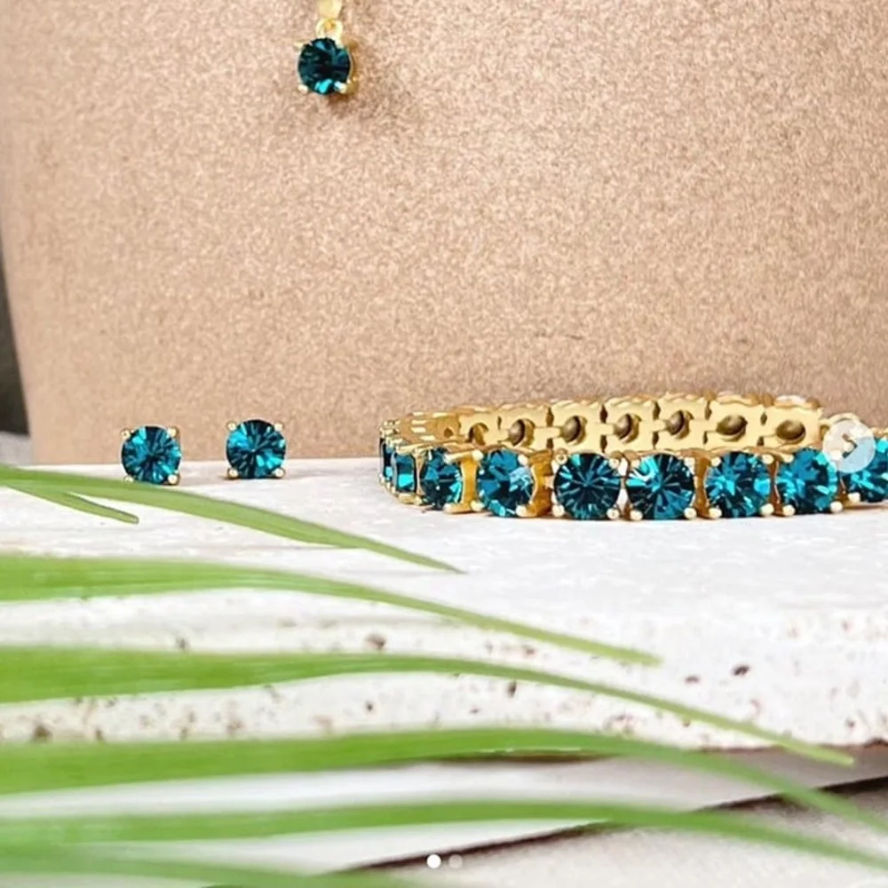 Park Lane Teal Mini Impressoo Bracelet RETIRED LIMITED EDITION - Picture 3 of 3
